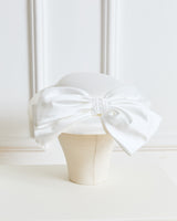 Kurdelalı Saten Şapka