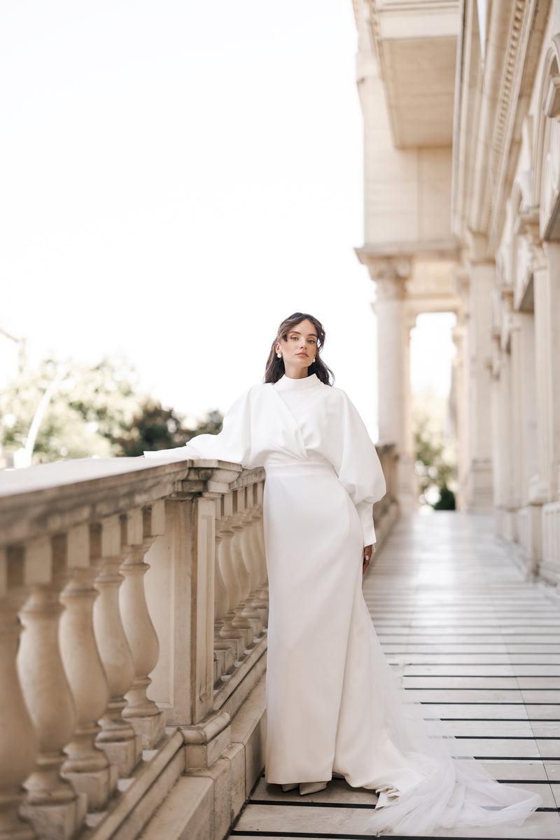 Civil Wedding Dress - Modest