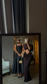 Büşra Dede - Dark Chocolate Dress