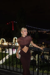 Büşra Dede - Dark Chocolate Dress