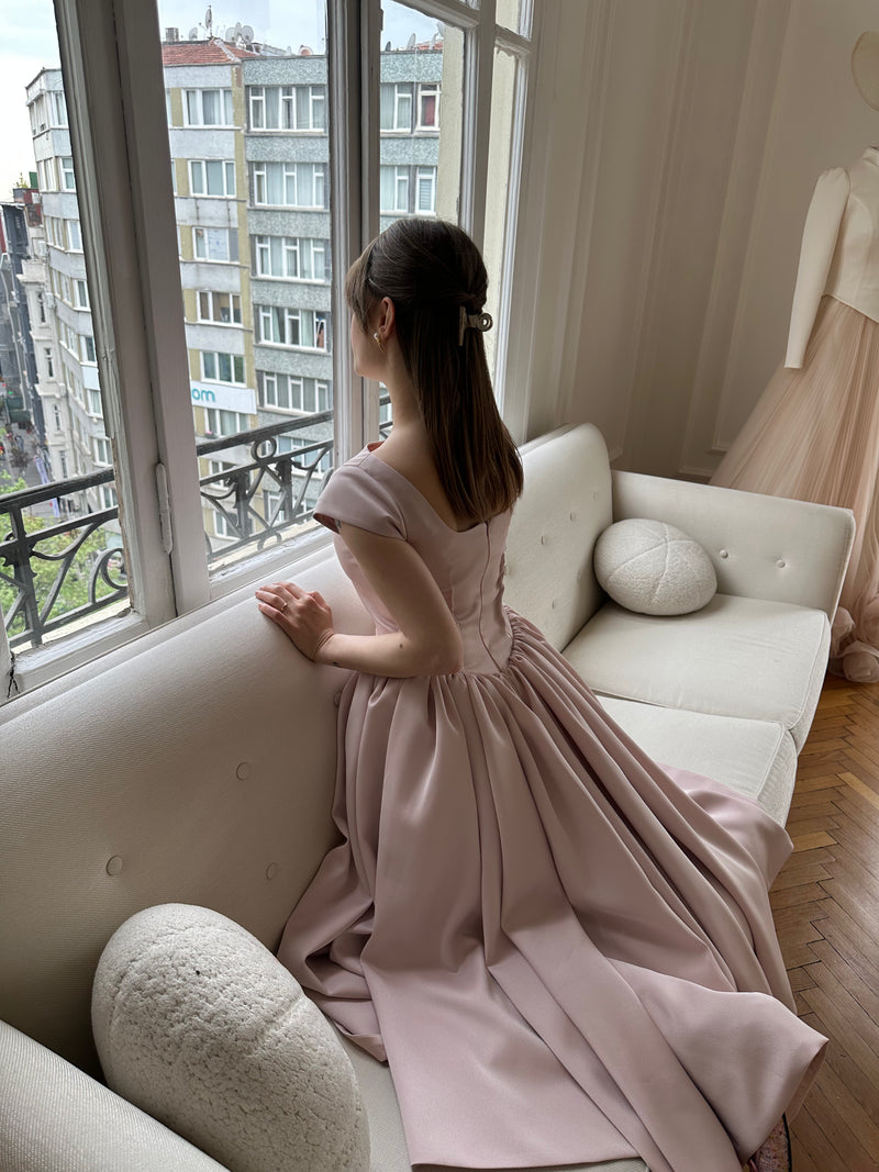 Ecem Turan Pink Flower Dress