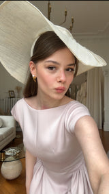 Ecem Turan Pink Flower Dress