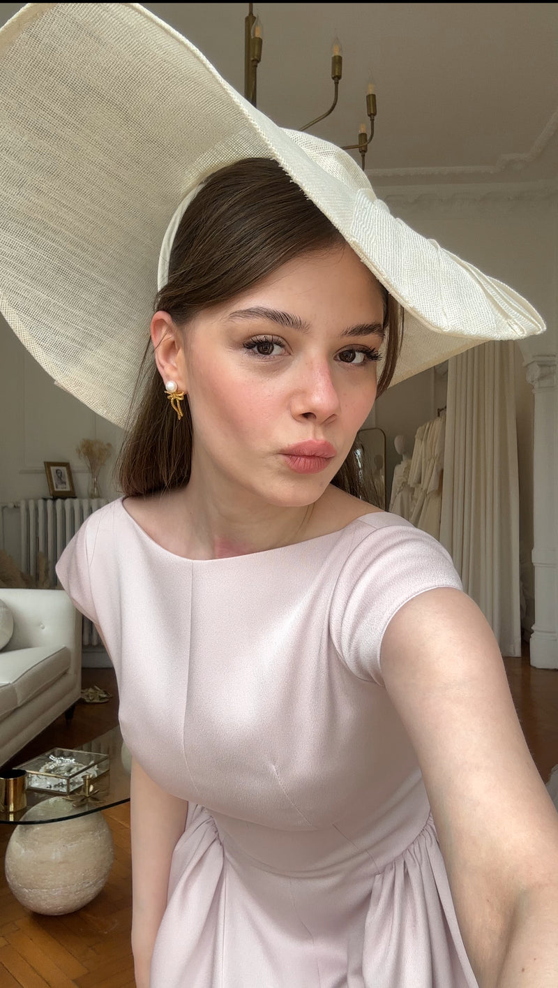 Ecem Turan Pink Flower Dress