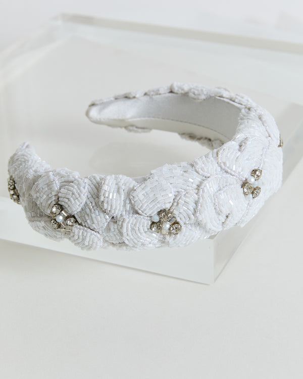 Kristal Çiçekli Taç