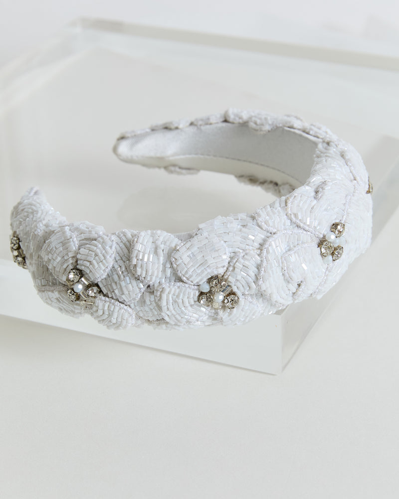 Kristal Çiçekli Taç