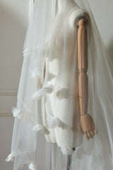 LouLou kenarlı  duvak