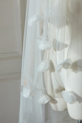 LouLou kenarlı  duvak