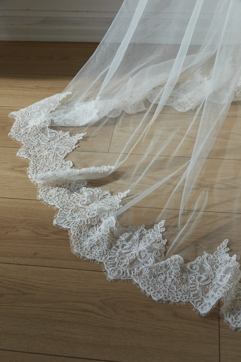 Sedef Dantelli Duvak