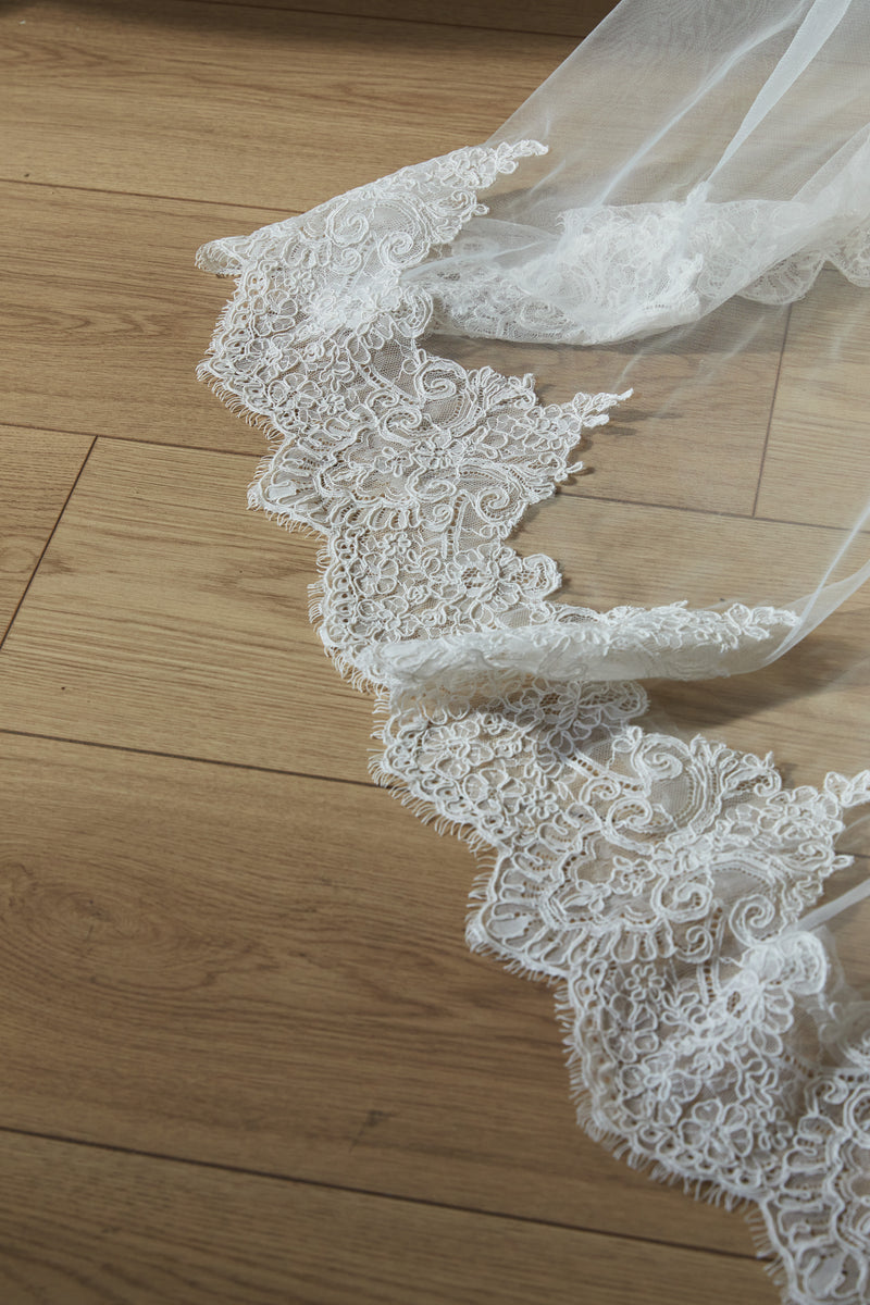 Sedef Dantelli Duvak