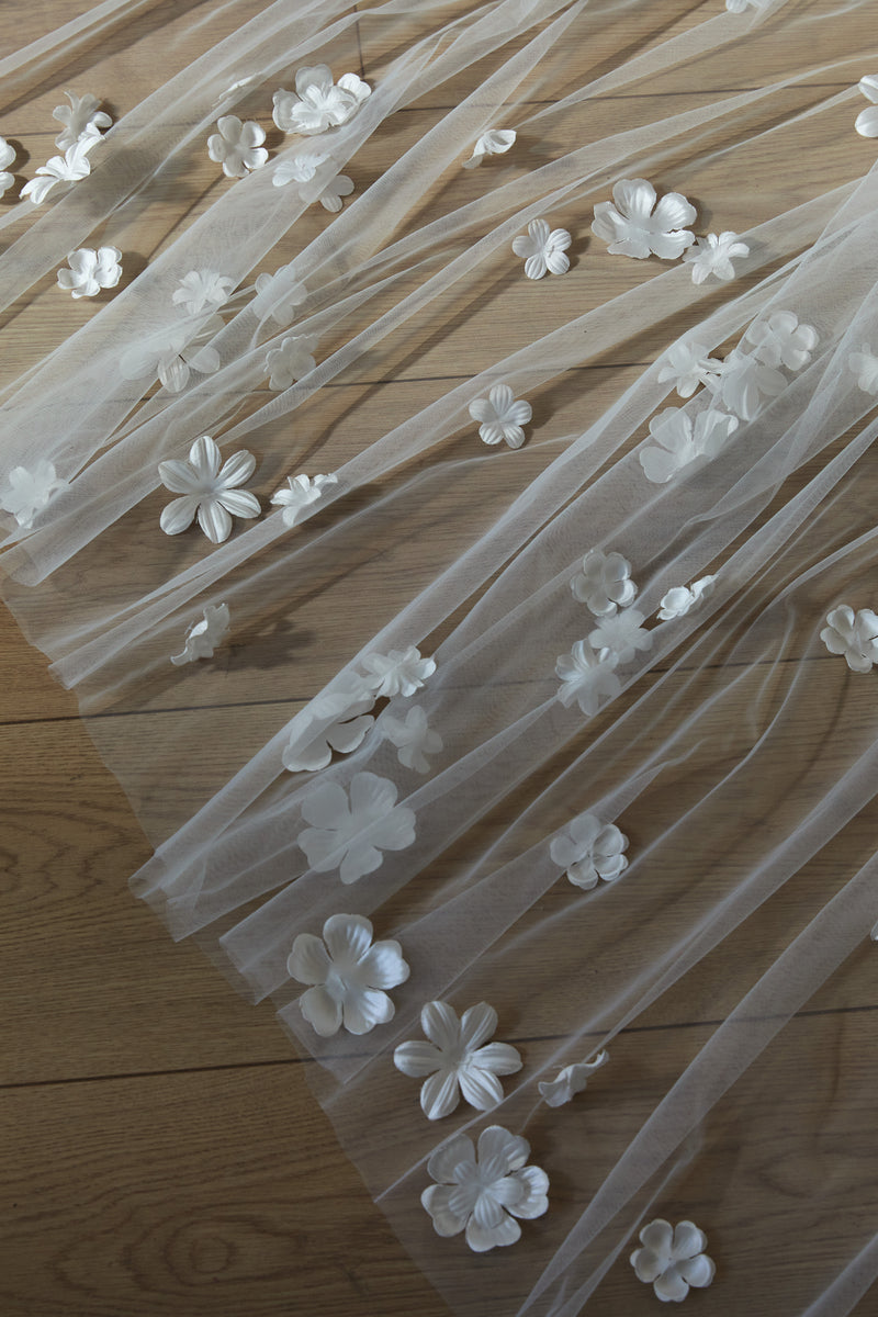 Wildflower Çiçekli Duvak