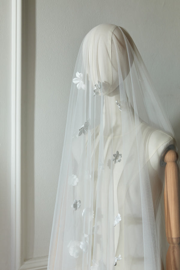 Wildflower Çiçekli Duvak