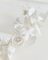 Karışık Çiçekli Kumaş Taç