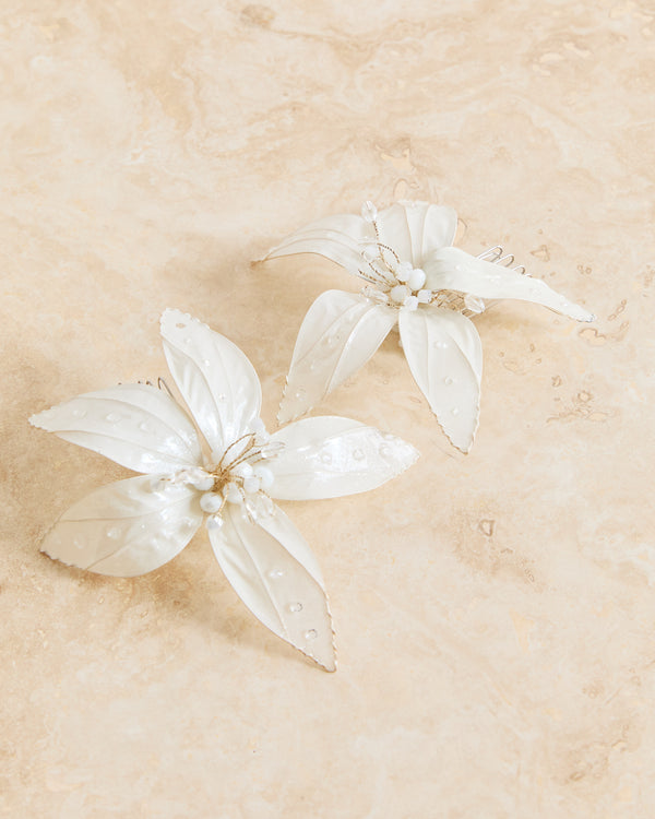 Sedef Lilium Kristal Tokası