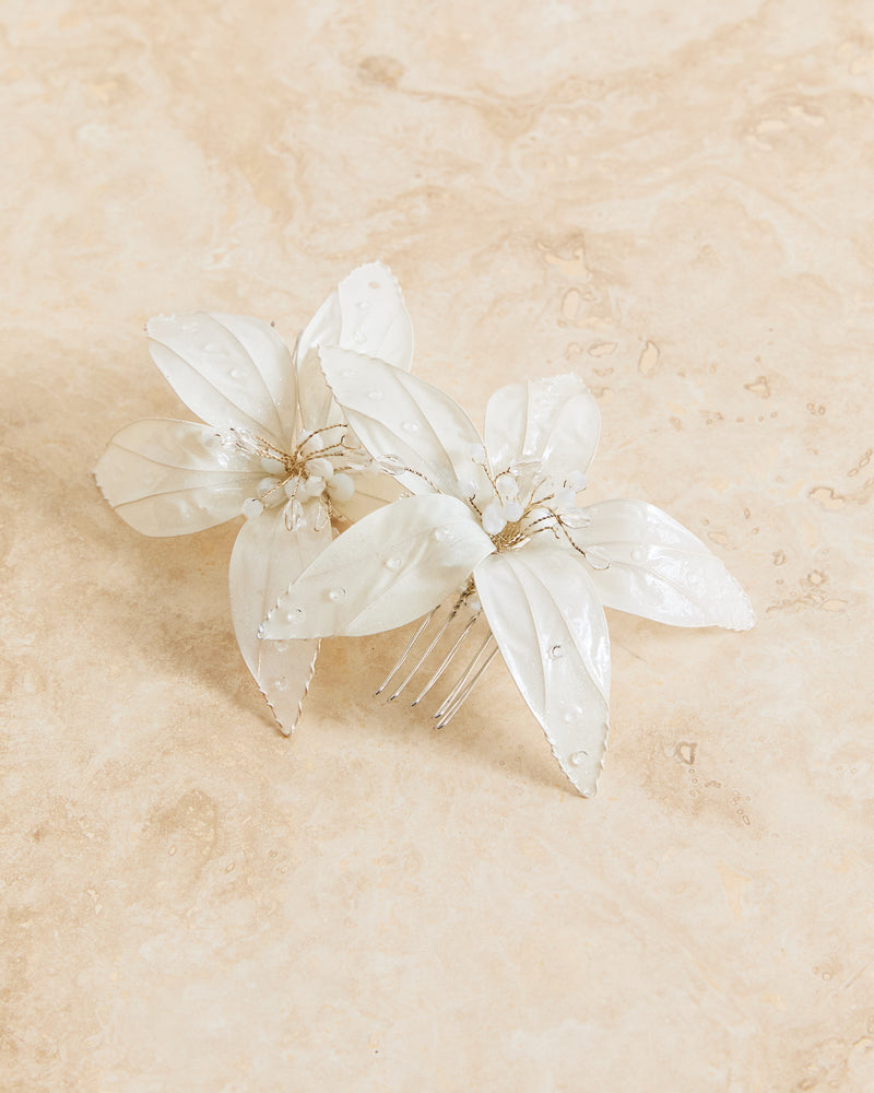 Sedef Lilium Kristal Tokası