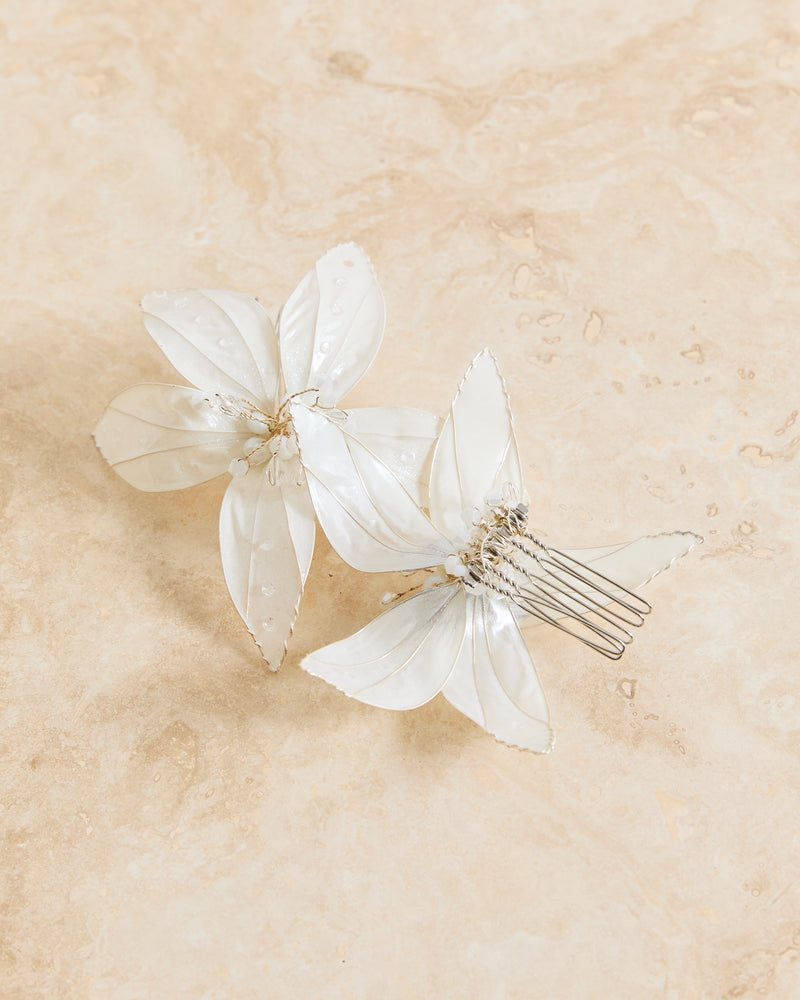 Sedef Lilium Kristal Tokası