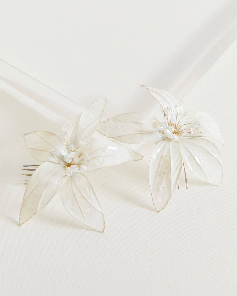 Sedef Lilium Kristal Tokası