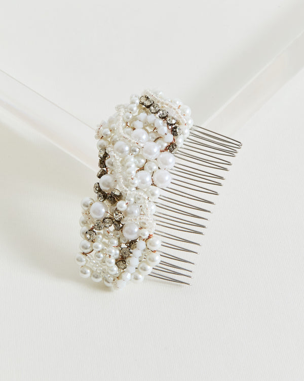 Swarovski & İncili Saç Aksesuarı